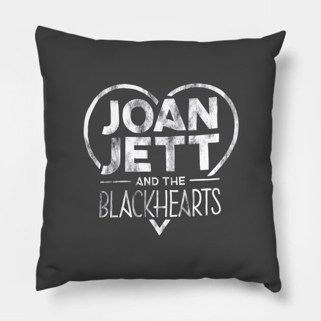 Joan Jett and The Blackhearts Pillow by Mark Fabian