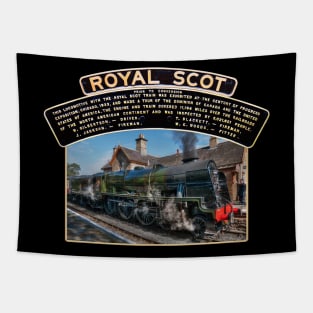 LMS Royal Scot and Nameplate Tapestry