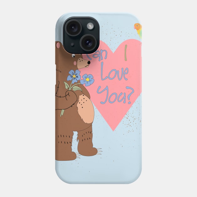 Love Bear Phone Case by Little Birds