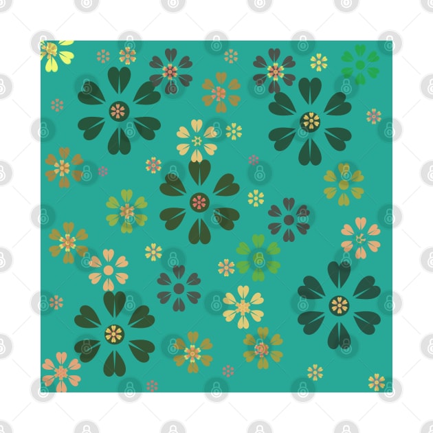 Retro Flowers by NCLady0824 Designs