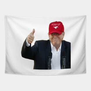 Trump SMU Hat Tapestry