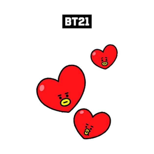 bt21 bts exclusive design 33 by Typography Dose