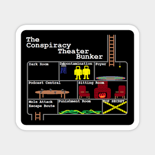 The Conspiracy Theater Bunker Magnet