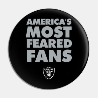 America FEARS Raider Nation! Pin