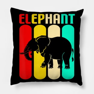 Colorful Elephant Pillow