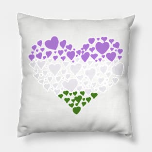 Genderqueer heart Pillow