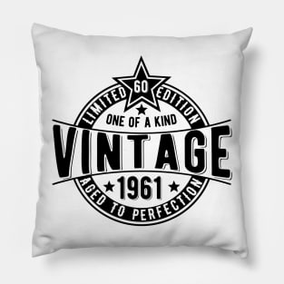 60th vintage Birthday gift idea for dad Pillow