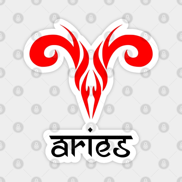 Aries Magnet by Jenex