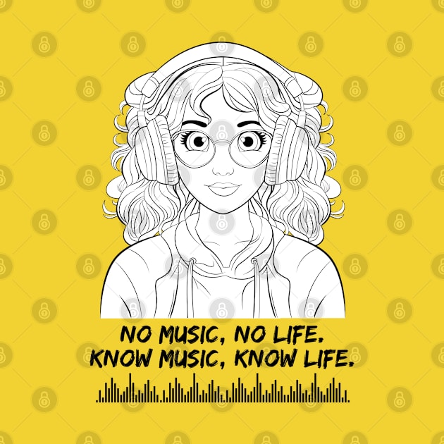 No music, no life. Know music, know life by JK Mercha