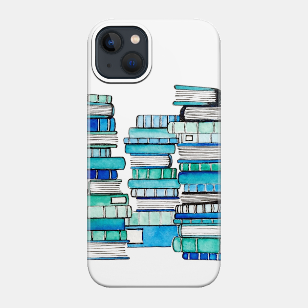 Ocean of Books - Books - Phone Case