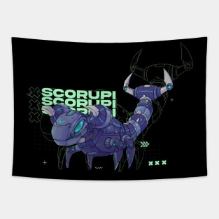 Mecha cute scorpion Tapestry