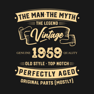 The Legend Vintage 1959 Perfectly Aged T-Shirt