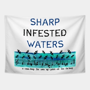 Sharp Infested Waters Tapestry