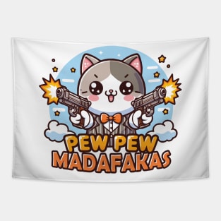 Pew Pew Madafakas Tapestry