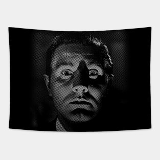 Ed Wood halftone portrait Tapestry