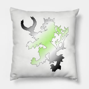 An Tir - Agender Pride - Silhouette Pillow