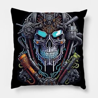 Cyborg Heads Pillow