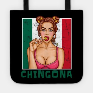 Proud Mexico Flag, Mexico gift heritage, Mexican girl Boy Friend Mexicano Chingona Tote