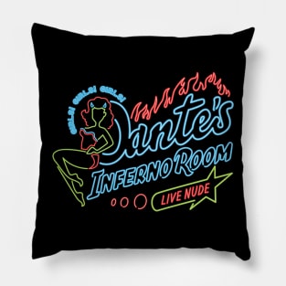 Dantes Inferno Room Neon Pillow