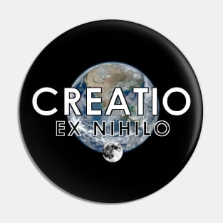 Creationist Latin Quote-Creatio Nihilo. Pin