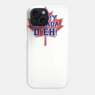 Happy Canada D'eh! (Navy) Phone Case