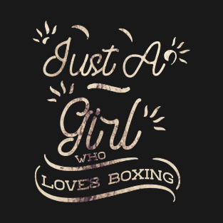 just a girl who loves boxing T-Shirt