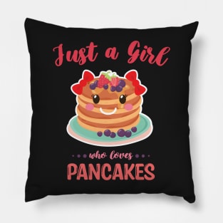 Just A Girl Who Loves Pancakes Pillow