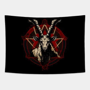 Satanic Goat Baphomet Tapestry