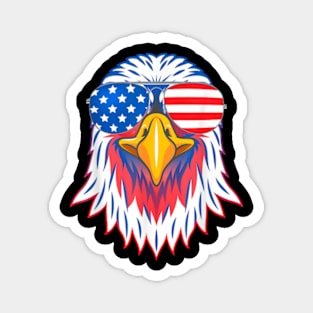 Patriotic Eagle Shirt 4Th Of July Usa American Flag Pride Magnet