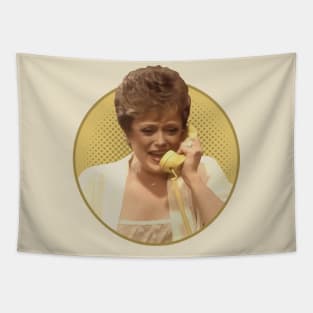 Rue McClanahan On Phone Tapestry