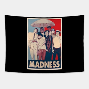 Our House Madness Edition - Celebrate the Iconic Band's Hits on a Tee Tapestry