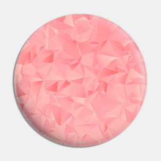 Blush Pink Polygonal Pattern Pin