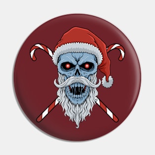 skull santa Pin