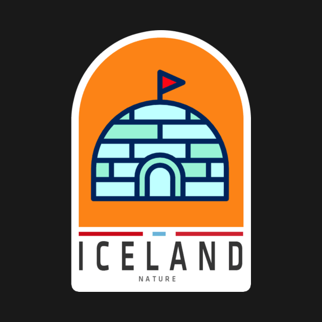 Iceland Sticker , Travel poster Poster by norwayraw