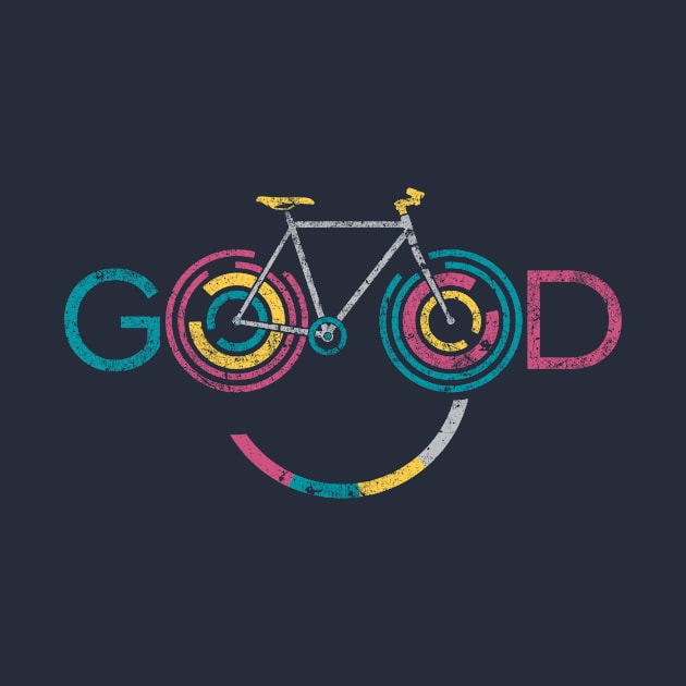 Cool Tees Good Smile Bike Cyclist by COOLTEESCLUB