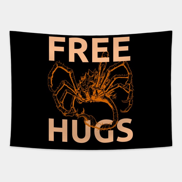 BFS - Free Hugs! Orange Tapestry by JRobinsonAuthor