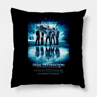 The Final Destination Movie Poster Pillow