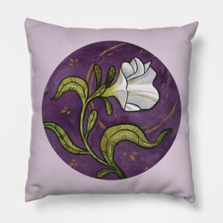 White Petunia Pillow