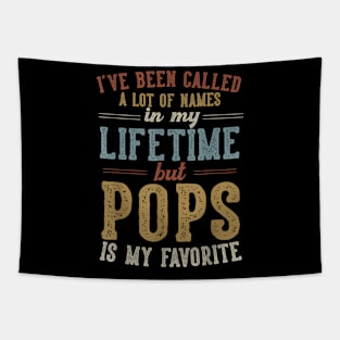 Pops Is My Favorite Name Father's Day Pops Tapestry