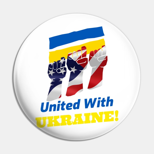 United with UKRAINE v2 Pin by cthomas888