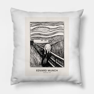 The Scream by Munch Pillow