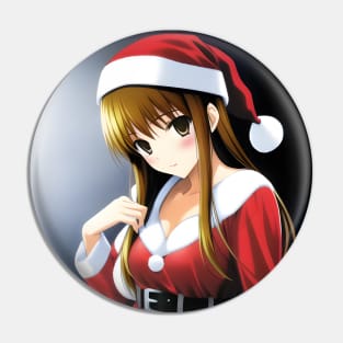 Santa Girl Pin