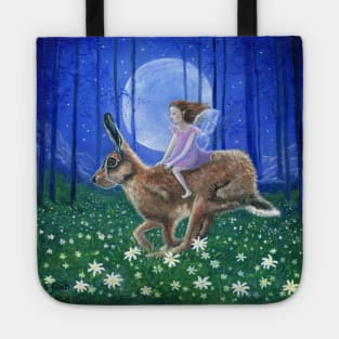 Spring Moon Hare Fairy Tote