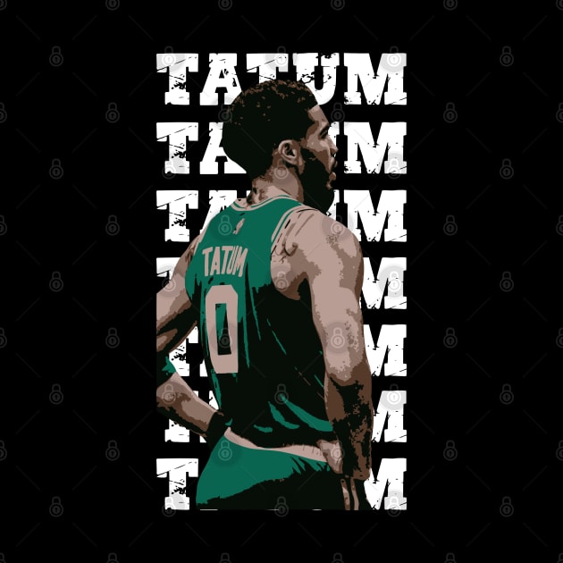 Jayson Tatum Basketball by Playful Creatives