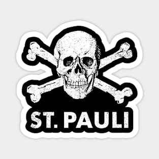 St Pauli skull & bones Magnet