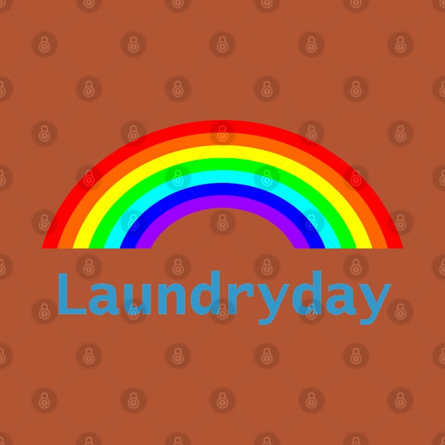 Laundryday Rainbow by ellenhenryart