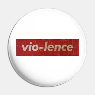 Vio-Lence - SIMPLE RED Pin