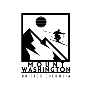 Mount Washington British Columbia Canada ski T-Shirt