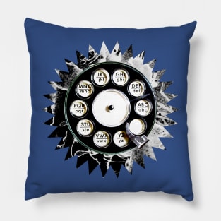 Grungy Retro Phone Pillow