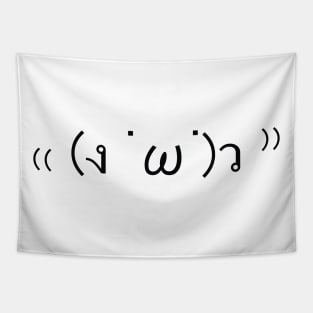 Japanese Emoticon Tapestry